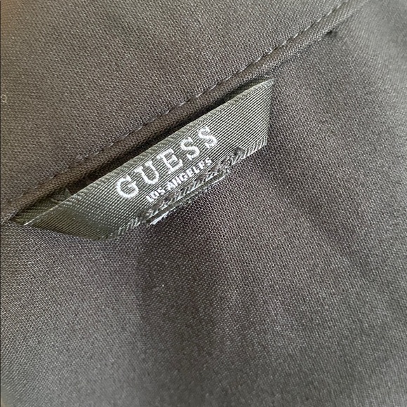 Guess Black Sleeveless Romper with Front Zip - Picture 15 of 16